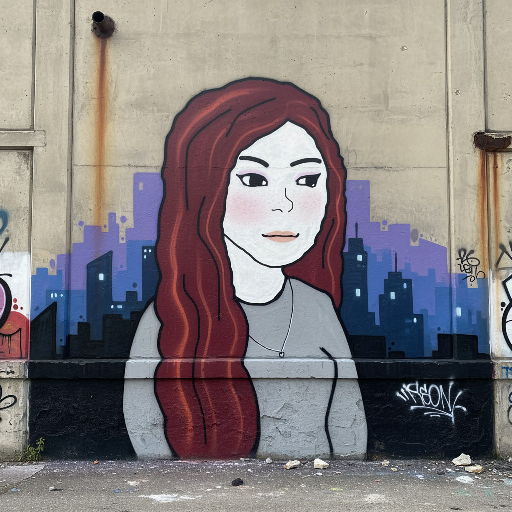 everywhere I go I see her face