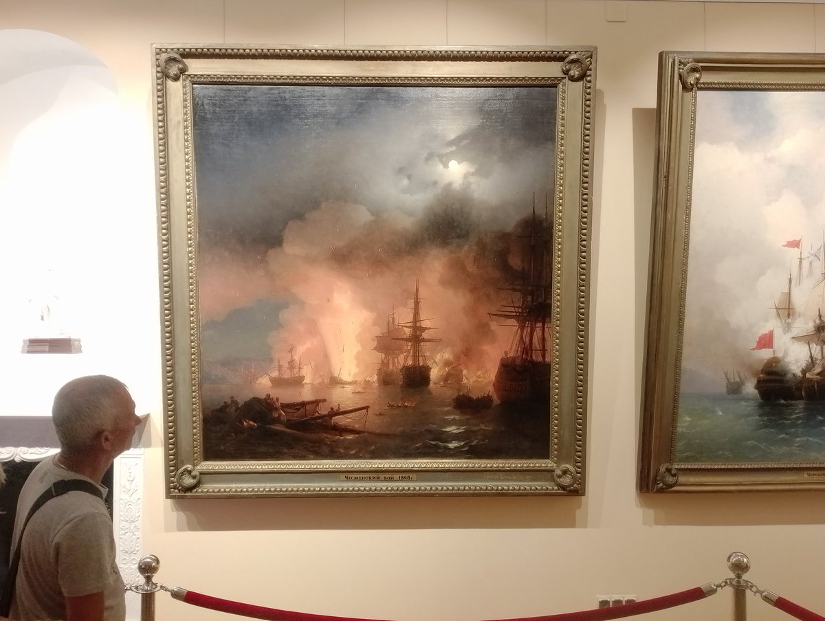 В галерею Айвазовского тоже за вас сходил, ребята. В Феодосии