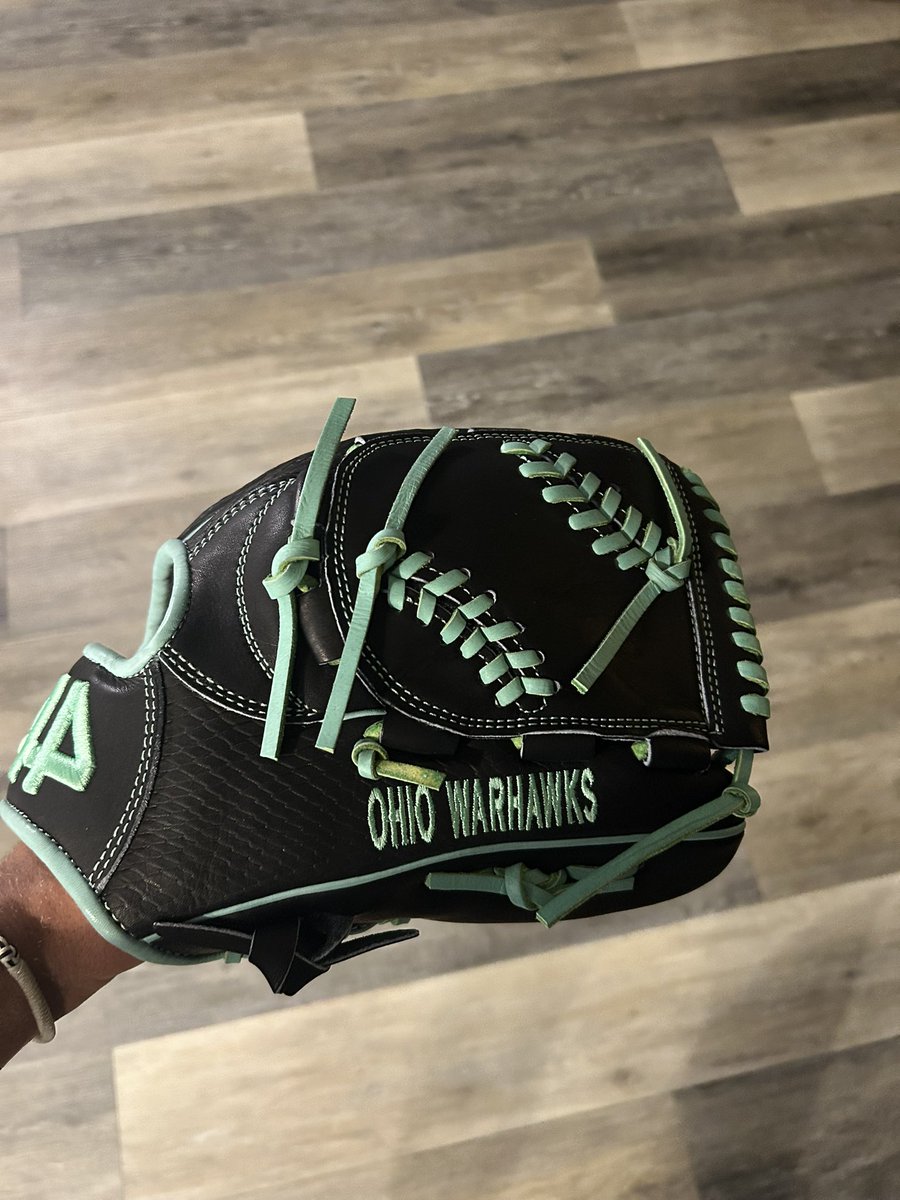 Thank you to the <a href="/OhioWarhawks/">Ohio Warhawks®⚾️</a> for the brand new glove! Excited to get to work this fall!