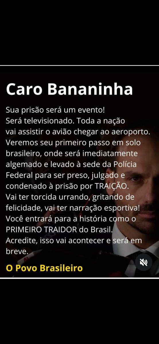 <a href="/BolsonaroSP/">Eduardo Bolsonaro🇧🇷</a> Aguardamos ansiosos!