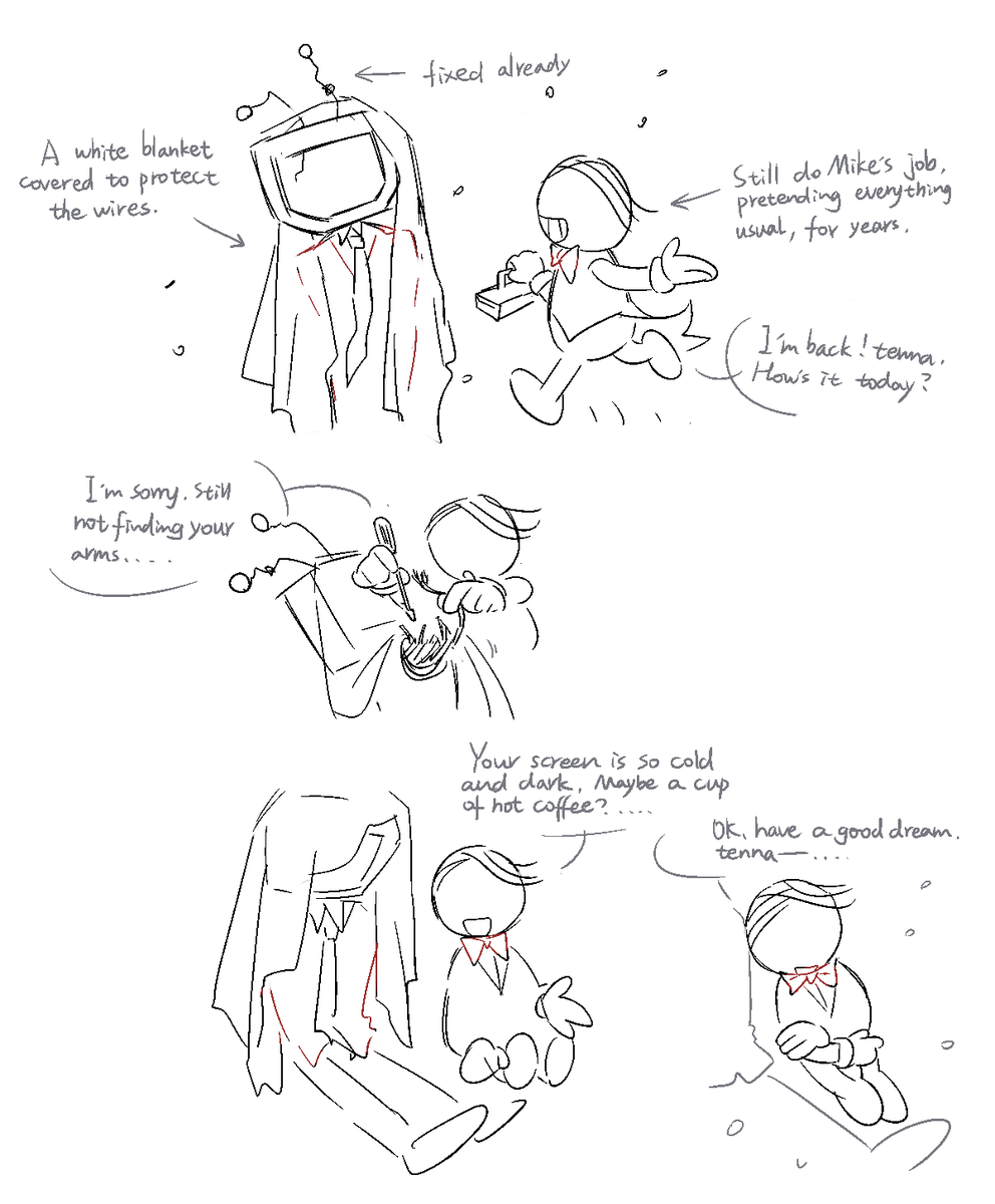 #battenna #ピピテナ 
they are married,snow is drifting down just as wedding petals.