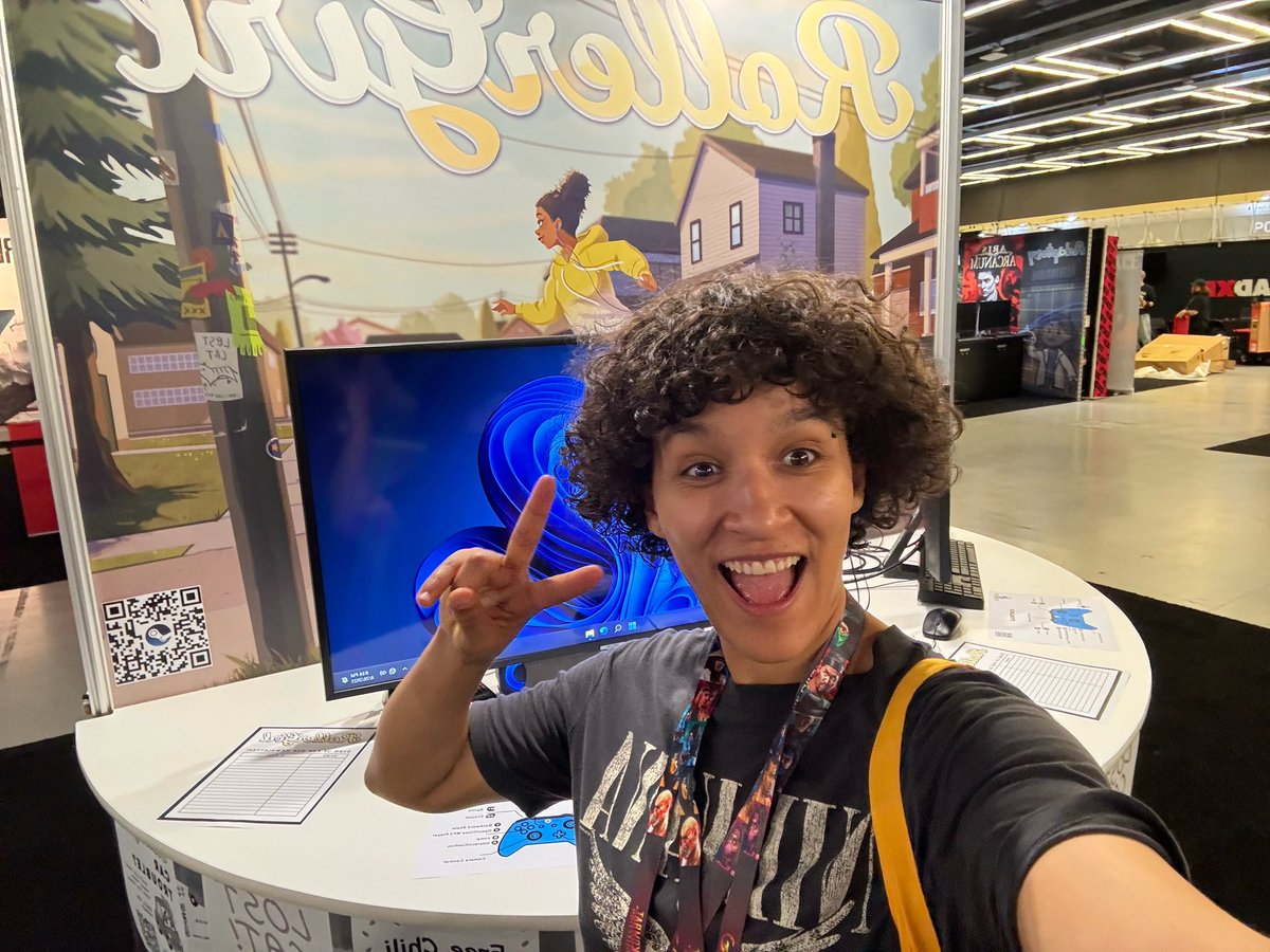 Set up for PAX West Rising! 
See you tomorrow✨