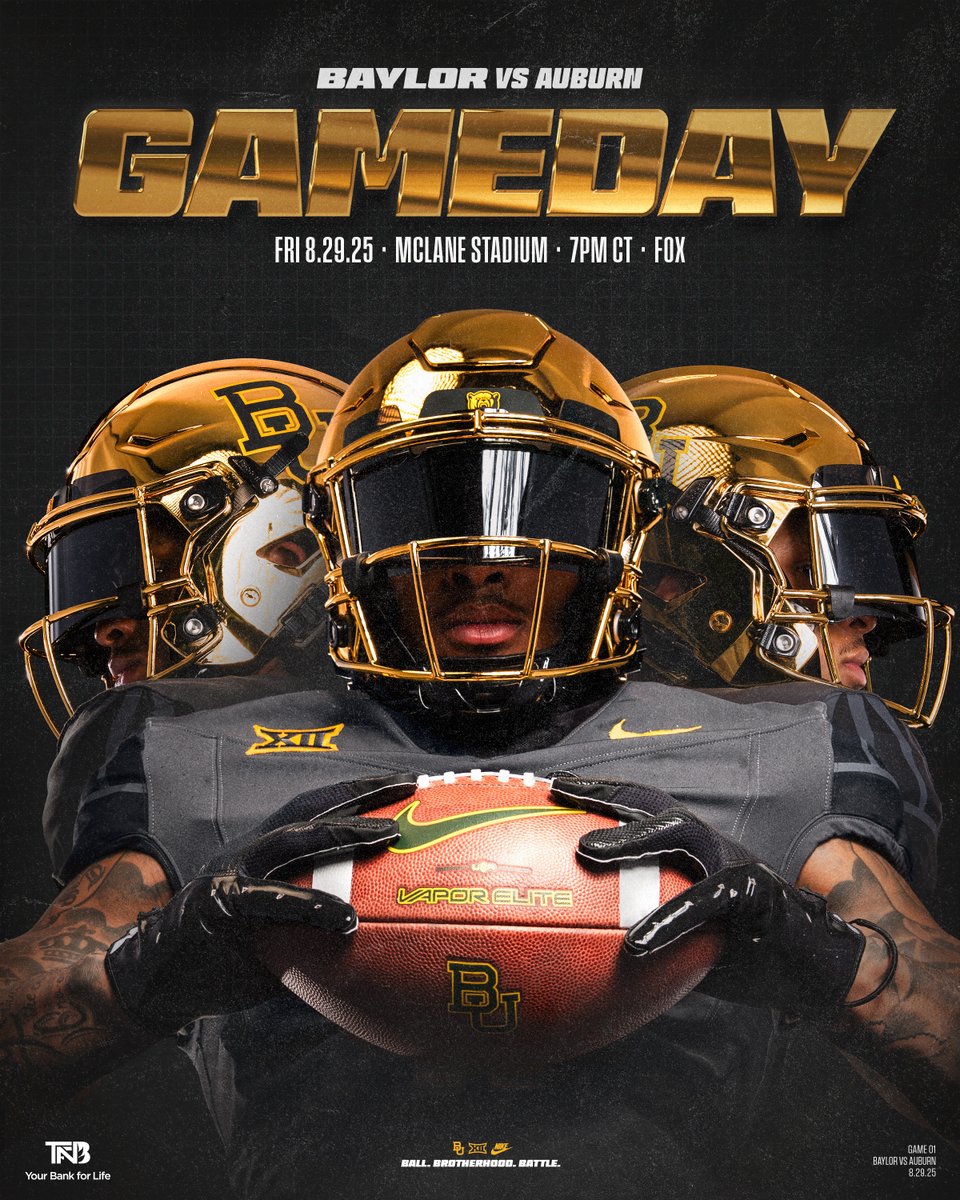 ⬛️ Season Opener ⬛️

🆚 Auburn
⌚️ 7:00 PM CT
📺 <a href="/CFBONFOX/">FOX College Football</a>

#SicEm | <a href="/TFNB_YBFL/">TFNB Your Bank For Life</a>