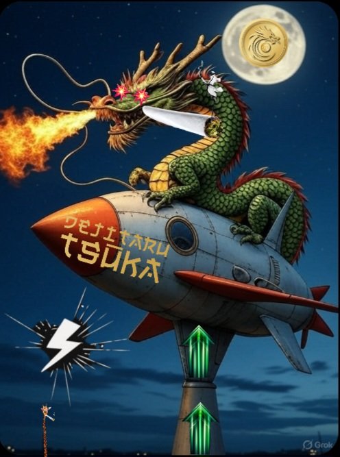 $TSUKA #UPSYNDROME 🌊
ONLY 1 DEJITARU $TSUKA 🐲
NEVER FADE TeH DRAGON 🐉 
t.me/DejitaruTsukaS…