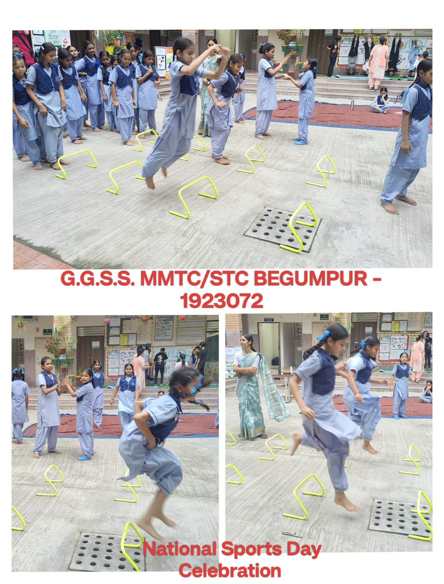 Honoring the legacy of Major Dhyan Chand and the power of sports in shaping lives. Sports teach us teamwork, discipline, and resilience. Today, we celebrate them all! <a href="/GGSS1923072mmtc/">govt girls secondary school Begumpur</a> 
#NationalSportsDay2025