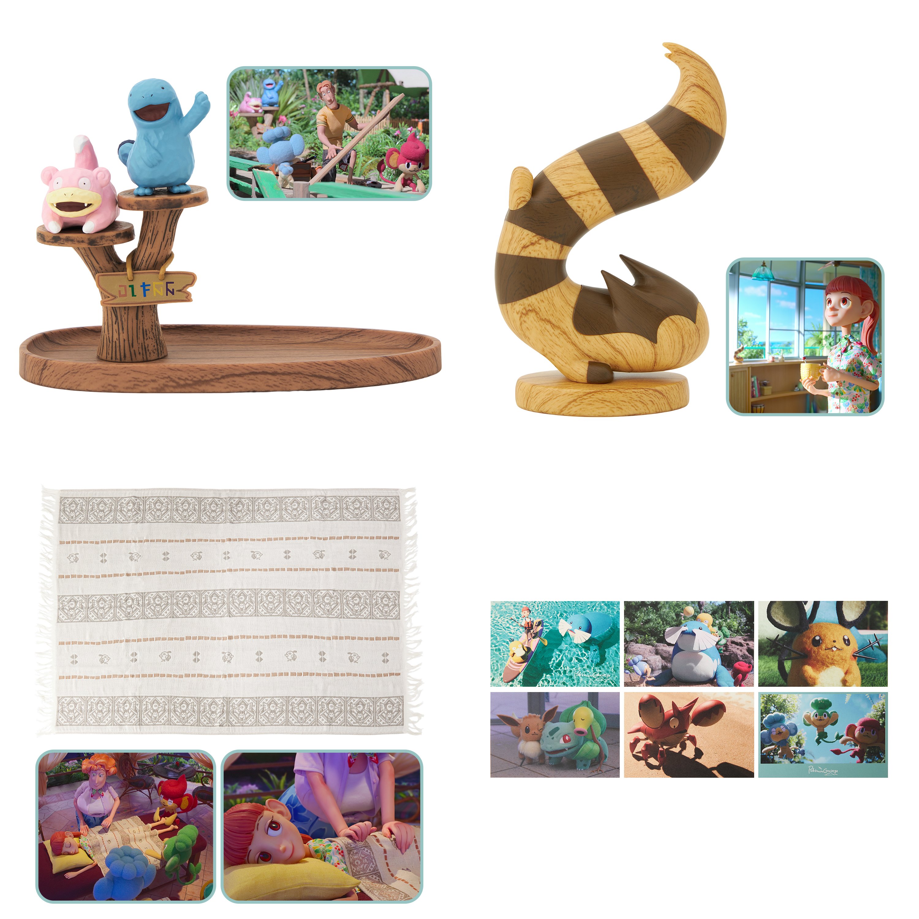 オオタチの木彫り風フィギュア ポケモンコンシェルジュ 20個