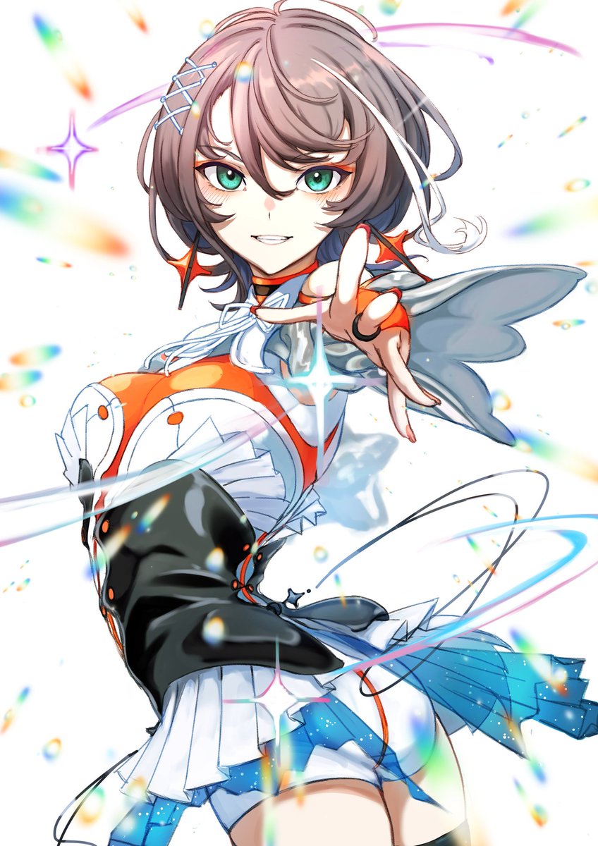 アニメ H2O 抽選 音羽 直筆サイン イラスト　砌煉炭 さいね on X: 