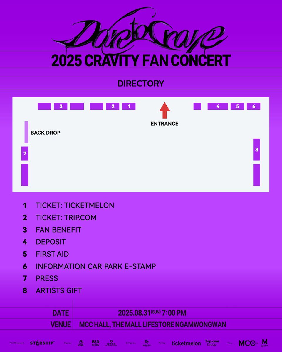 สวัสดีค่ะ ทางผู้จัดได้แจ้งรายละเอียดของของที่รับฝากสำหรับ ARTISTS GIFT มาแล้วนะคะ

ของที่รับ 🙆‍♀️
- จดหมายขนาดไม่เกิน A4
- ของชิ้นเล็กและน้ำหนักเบา

ของที่ไม่รับ 🙅‍♀️
- เงินสด
- อาหาร, เครื่องดื่ม, อาหารเสริม
- ของอันตรายและของมีคม

#CRAVITYFANCONinBKK
#CRAVITYDaretoCraveinBKK