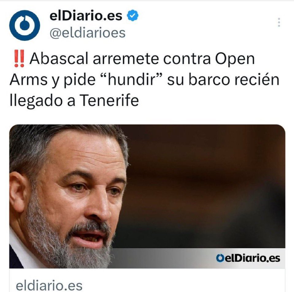 teacher2o23's tweet image. Da igual la hora en que lo leas. 
Abascal es un HDLGP a tiempo completo. 
#openarms 
#AbascalFascista