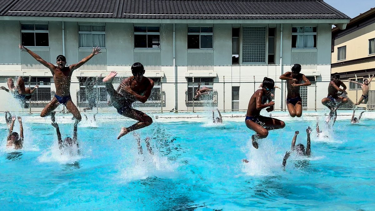 🏫来週の全国! #中高生ニュース ＼ 恒例 #ウォーターボーイズ 25