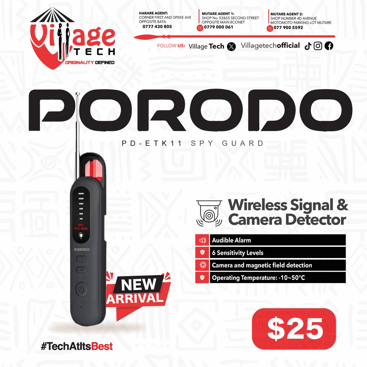 VillageTechOff's tweet image. PORODO NEW ARRIVALS 

Elevate your daily routine with our sleek, functional range of products. From chargers to smartwatches, we simplify your life on-the-go.

#TechAtItsBest