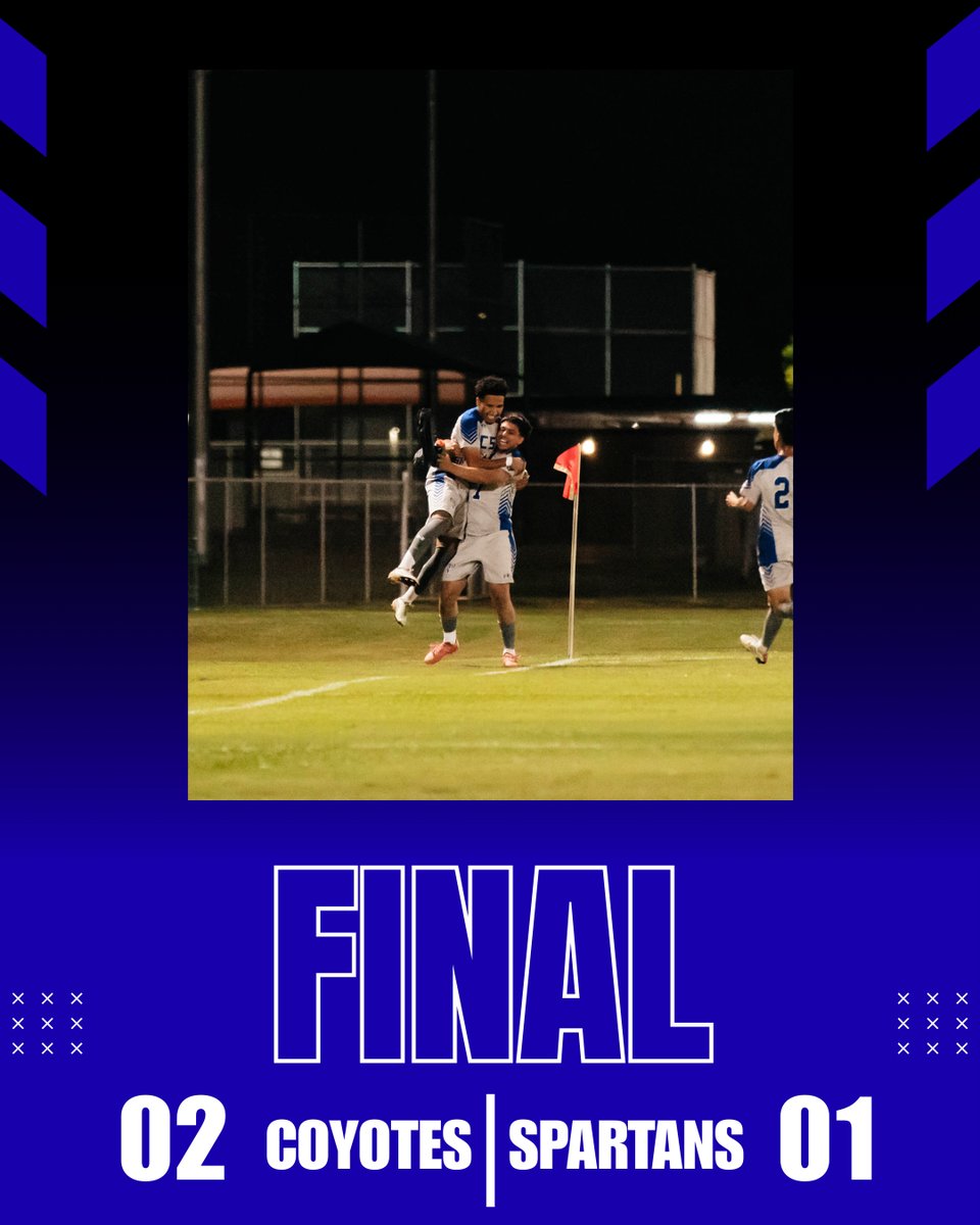 CSN_MSoc's tweet image. COYOTES WIN‼️ CSN (2-0 overall) nets a pair of goals in the final 2 minutes to stun CNCC. A. Pacheco (1 G) netted the equaliser &amp;amp; J. Cetina Mena (1 G) scored the game winner. F. Duran-Andrade (1 A) &amp;amp; A. Chamoyan (1 A) provided the helpers. Next up, Mohave CC on 9/6.
🐺⚽️ #1PACK