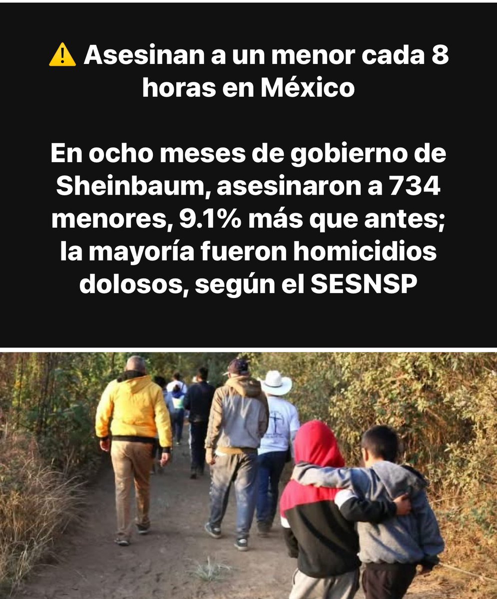 JJDiazMachuca's tweet image. ¿Por qué @Claudiashein guarda silencio sobre los 734 niños asesinados en lo que va de su gobierno?

Más indignada por una cachetada que nunca existió y por el montaje del “de verde”.