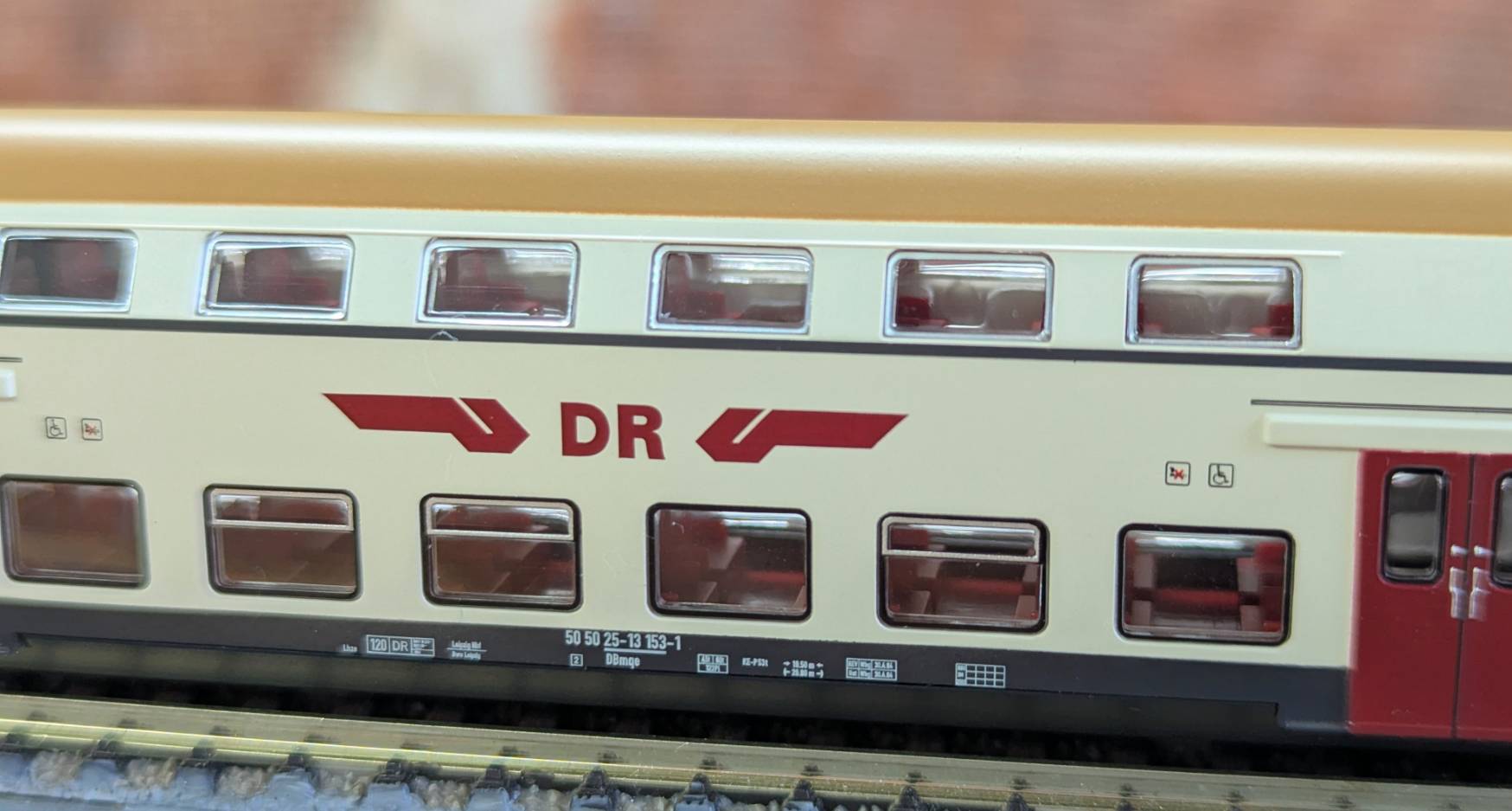 Nゲージ PIKO 二階建て客車 2両 DR 東ドイツ国鉄