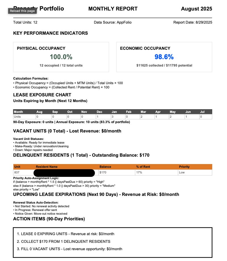 valueaddmike's tweet image. Rent Roll automation reporting is officially working!

Soon to be launching this to help acquisitions and asset managers!