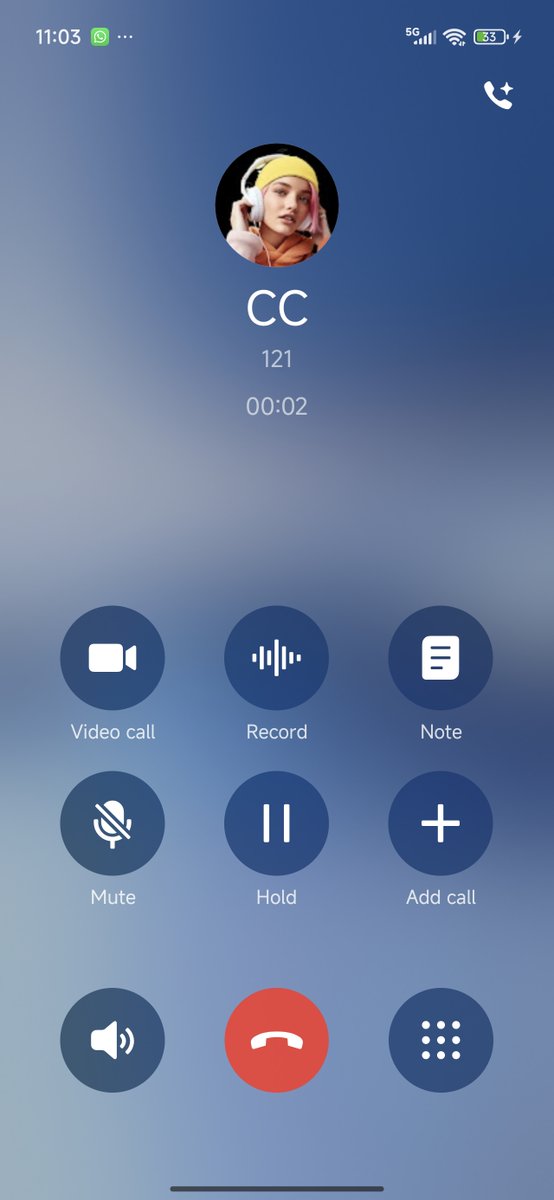 iRaj_r's tweet image. HyperOS 3.0 New Call UI