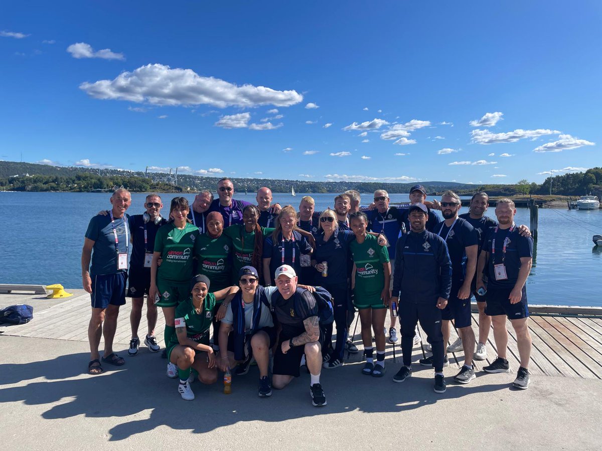 It's the quarter final stages <a href="/homelesswrldcup/">Homeless World Cup</a>. 

<a href="/StreetSoccerNI/">Street Soccer NI</a> women's team are in the tier two section &amp; play Poland 🇵🇱 playing for the City of Oslo Cup!

Our men's team are in the tier three section a
&amp; play Finland 🇫🇮. The tier three teams play for the Salvation Army Cup!