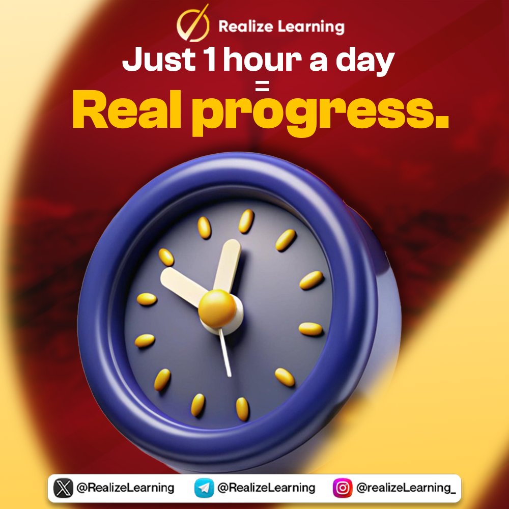 RealizeLearning's tweet image. ⏰ Just 1 hour a day can spark real progress.

With Realize Learning, every Quest you complete helps build your Skills.

📚 Learn with purpose. Grow with the community.

Website: realizelearning.io

#RealizeLearning #Web3Education #LearnToEarn #RLcoin #EFO #RL