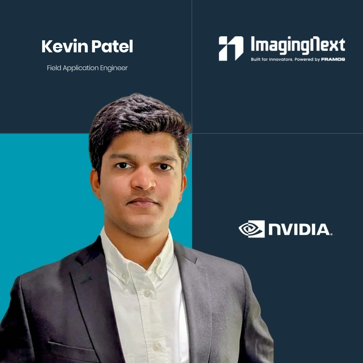 framosimaging's tweet image. 🎤 Our next speaker: Kevin Patel, Field Application Engineer at NVIDIA.

Meet Kevin at ImagingNext 2025 and hear first-hand how his work is shaping the future of AI-powered industrial automation.

🎟️ Register now: bit.ly/3FLSfM2?utm_ca…

#ImagingNext2025 #FRAMOS #NVIDIA