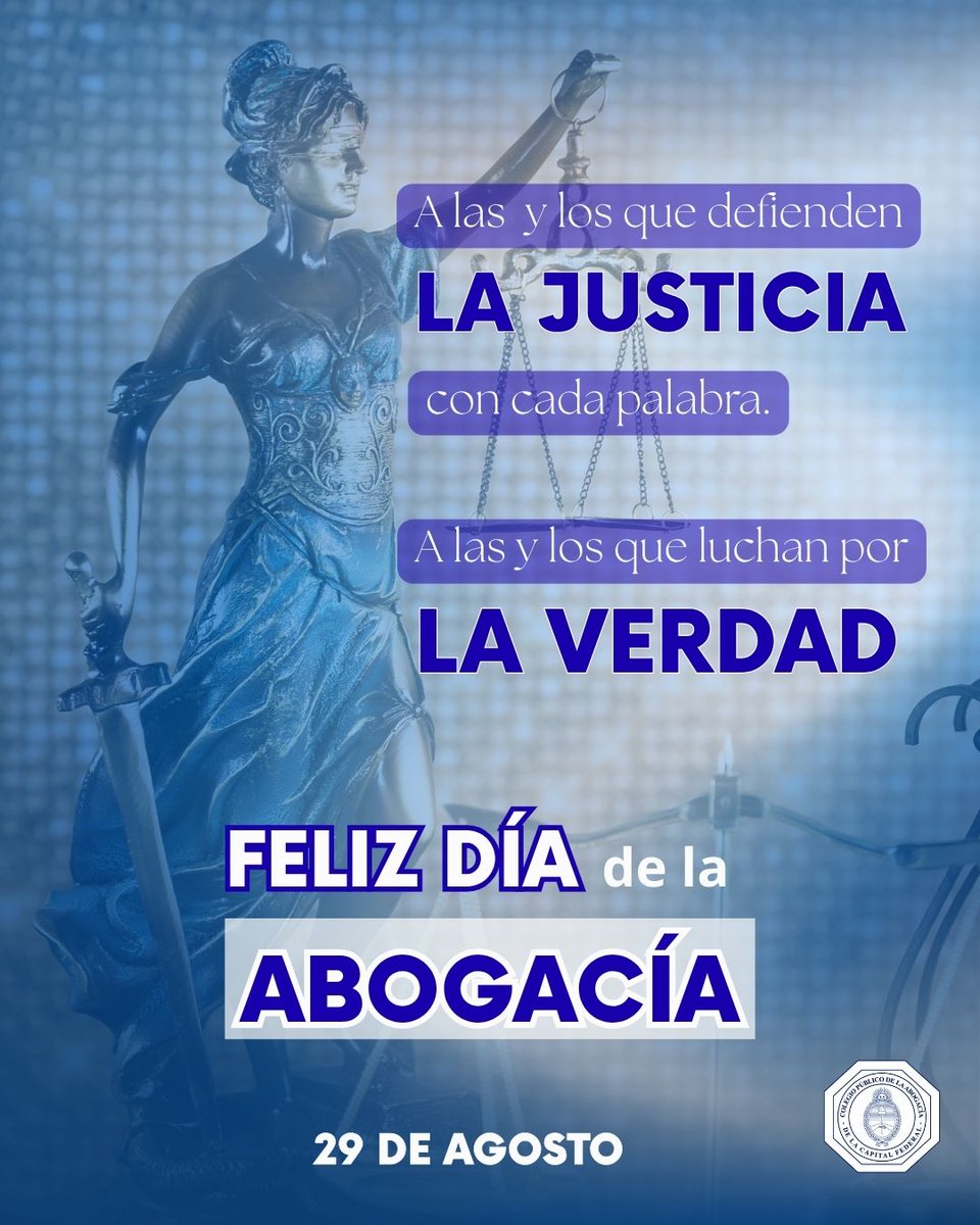 🟦Feliz Día de la Abogacía