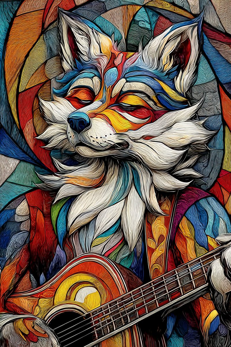 SShahHashmi's tweet photo. Guitar Solo
#FridayFox
#AIart #AIγ€γ©γΉγ #AIArtCommuity #AIArtistCommunity #Midjourney https://t.co/wJzEVw4Itq