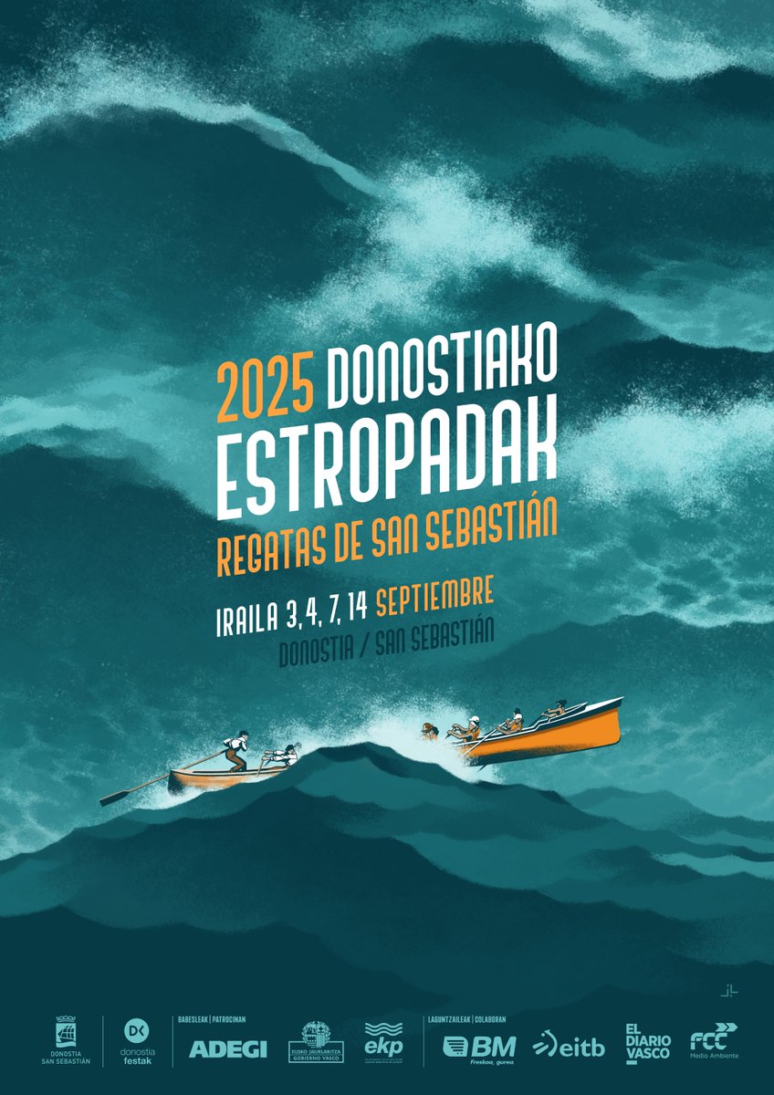 🚣 El Ayuntamiento presenta una nueva edición de la centenaria Bandera de La Concha
📆Regata Clasificatoria femenina: 3 de septiembre, 18:00 h
📆Regata Clasificatoria masculina: 4 de septiembre, 18:00 h
📆Primera y segunda jornada: 7 y 14 septiembre, 11:00h femenina / 12:00h
