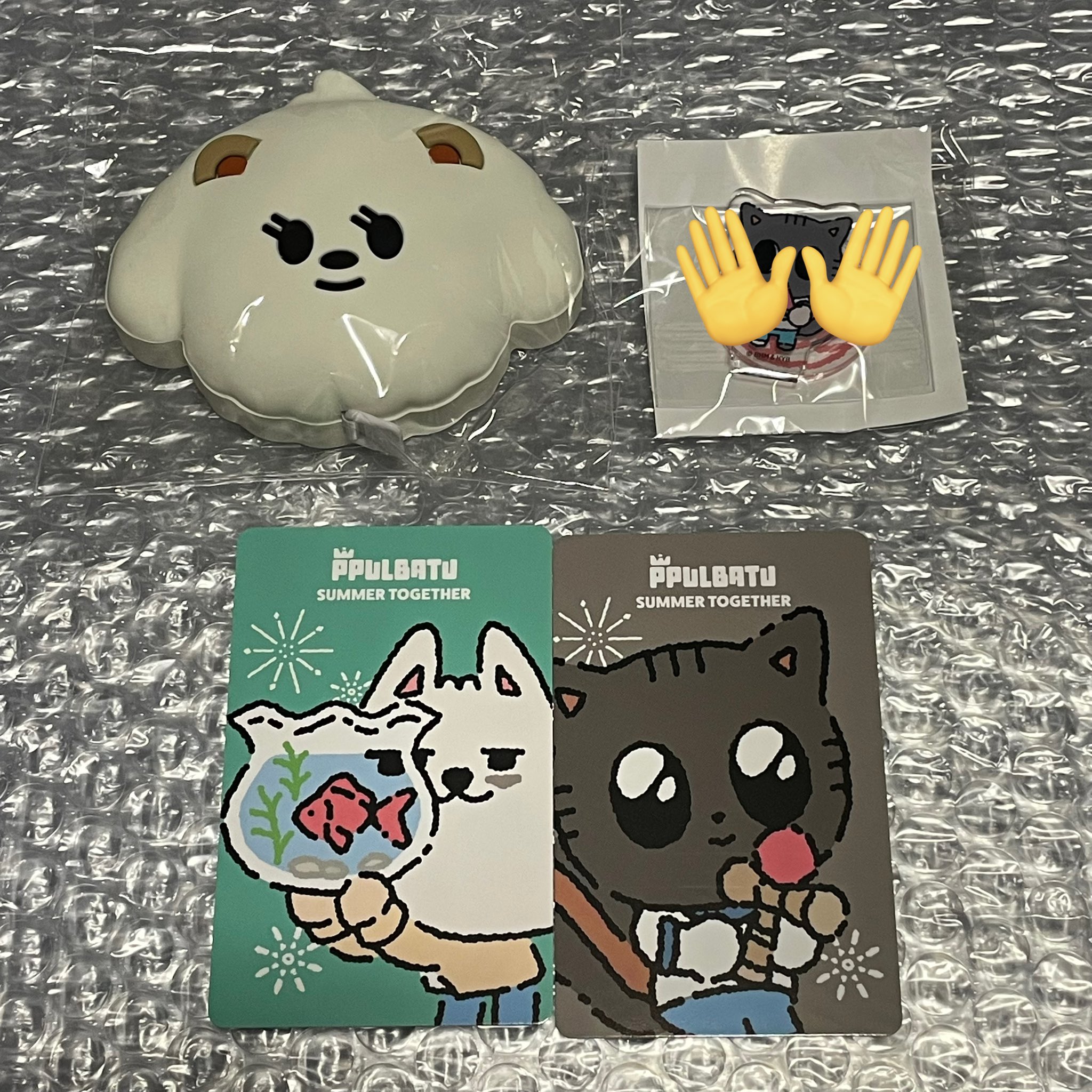 プルバトゥ POP-UP ヨンモン4点セット キーリング メジャー ポーチなど プルバトゥ POP-UP ヨンモン4点セット キーリング メジャー