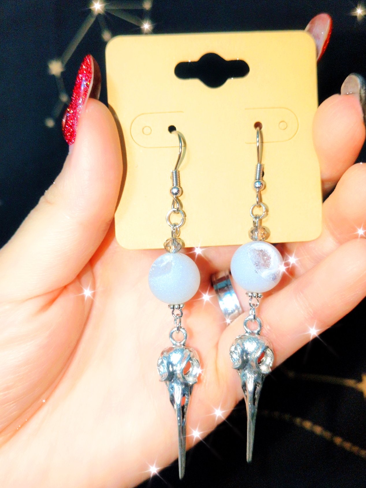 maumaumau☺︎1点作品☆ 変形ストロベリークォーツピアス Salome. on X: 