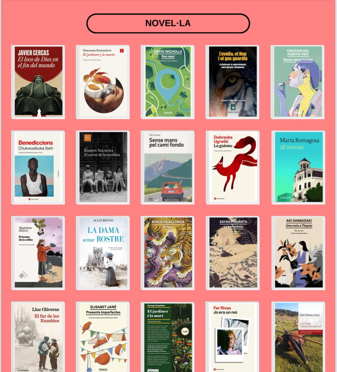 Biblio Pere Blasi (@bibliotorroella) on Twitter photo Avui us presentem les novetats del mes de setembre! Podeu reservar-les per telèfon 972759919, WhatsApp 608301300 o mail biblioteca@torroella-estartit.cat. Consulteu-les a l’enllaç👇
bibgirona.cat/biblioteca/tor… Avui us presentem les novetats del mes de setembre! Podeu reservar-les per telèfon 972759919, WhatsApp 608301300 o mail biblioteca@torroella-estartit.cat. Consulteu-les a l’enllaç👇
bibgirona.cat/biblioteca/tor…