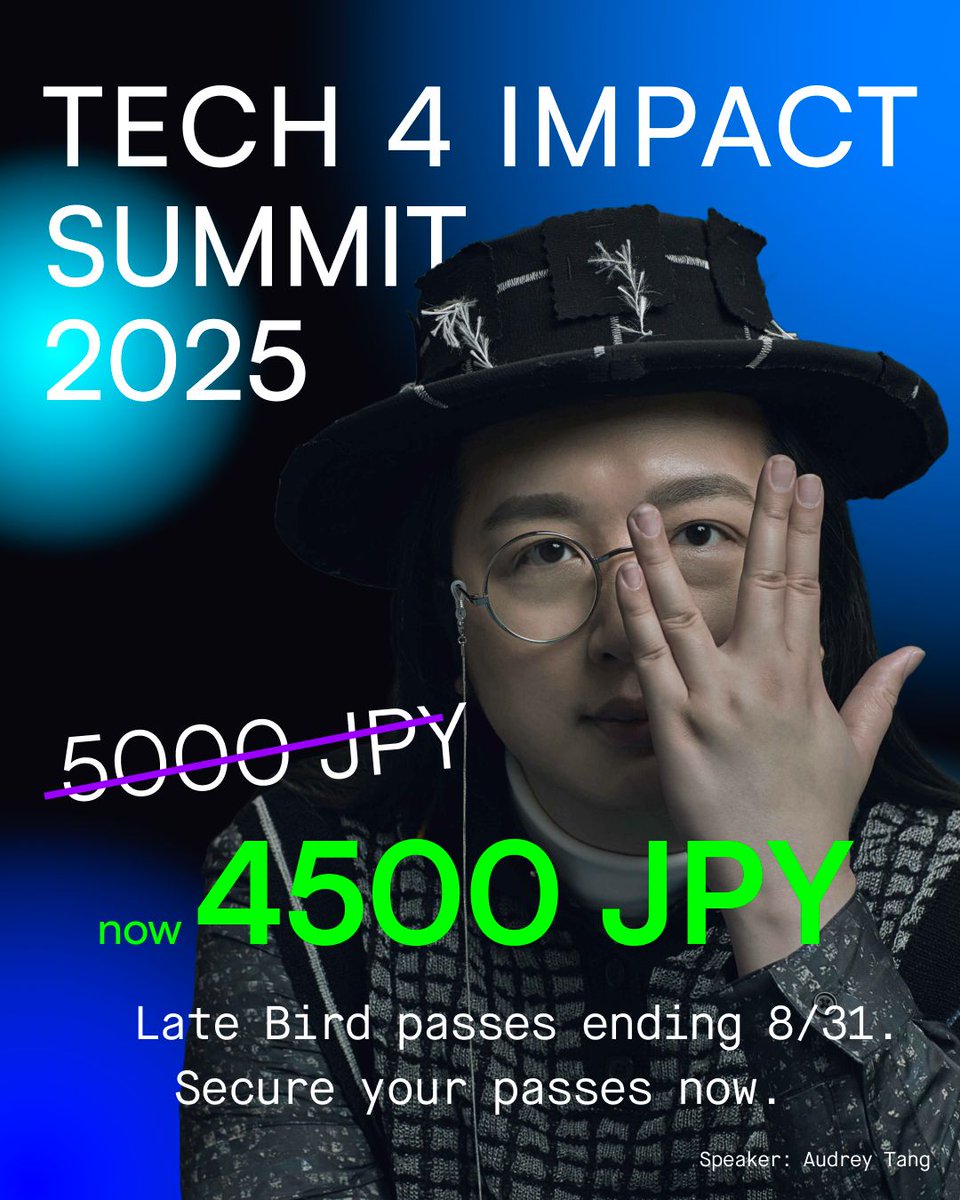 Socious (@sociousdao) on Twitter photo 🤔 Let's do the math on your ¥4,500 ticket:
9 hours of programming = ¥475/hour
Access to 80+ industry experts (including visionaries like <a href="/audreyt/">⿻ Audrey Tang 唐鳳</a>) = ¥56 per expert
Networking with 2000+ attendees = ¥2.25 per connection
Meet 70+ investors = ¥64 per investor
Compare that to: 🤔 Let's do the math on your ¥4,500 ticket:
9 hours of programming = ¥475/hour
Access to 80+ industry experts (including visionaries like <a href="/audreyt/">⿻ Audrey Tang 唐鳳</a>) = ¥56 per expert
Networking with 2000+ attendees = ¥2.25 per connection
Meet 70+ investors = ¥64 per investor
Compare that to: