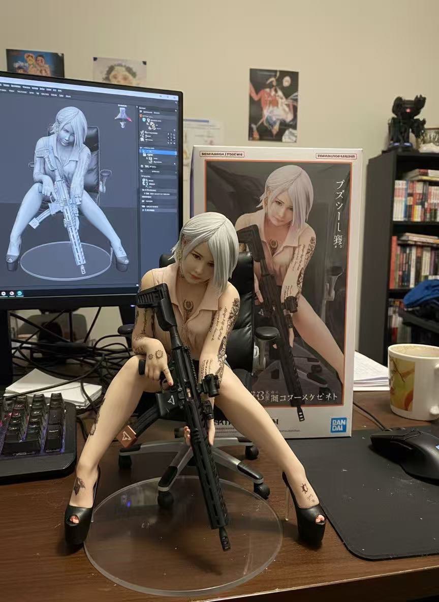 ファンの方から謎の贈り物が届きました…😂🩷

かっこええええええ

私が以前『ジョン・ウィック』のPRキャンペーンの際にやらせていただいた「管理部」コスプレを
生成AI画像でフィギュア風に仕上げてくださったらしいんです✨

すごいーーー！！！

まさか自分の仕事がこんな形で