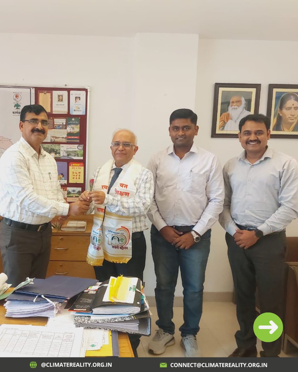 CR_INDSA's tweet image. 🌱MoU Renewal with Rayat Shikshan Sanstha, Satara! 

After training 3,500+ teachers in the 1st phase, our renewed Memorandum of Understanding moves the #GreenCampusProgramme into its next phase: empowering educators &amp;amp; nurturing climate-conscious campuses across #Maharashtra.
#GCP