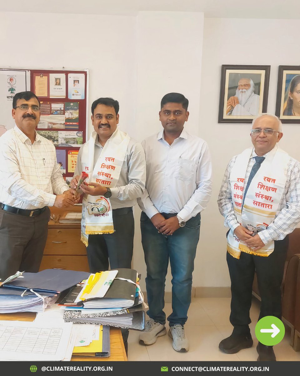 CR_INDSA's tweet image. 🌱MoU Renewal with Rayat Shikshan Sanstha, Satara! 

After training 3,500+ teachers in the 1st phase, our renewed Memorandum of Understanding moves the #GreenCampusProgramme into its next phase: empowering educators &amp;amp; nurturing climate-conscious campuses across #Maharashtra.
#GCP
