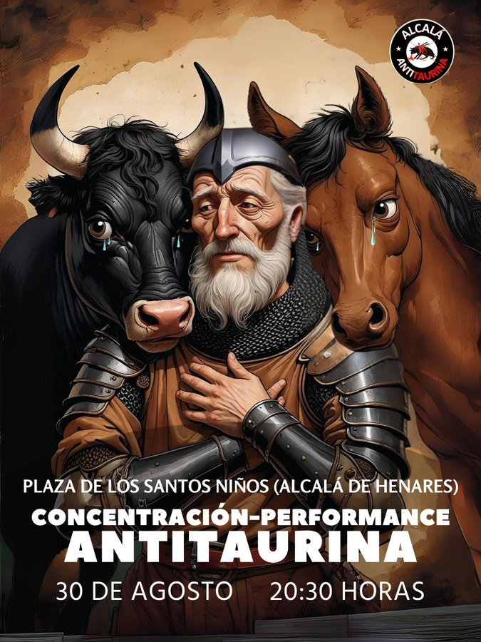 Foto cedida por Alcalá Antitaurina Foto cedida por Alcalá Antitaurina