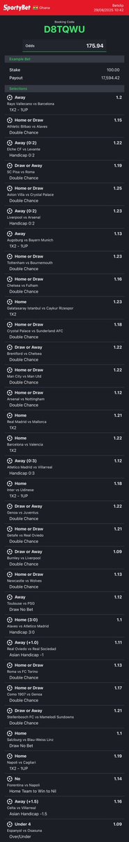 Sporty : D8TQWU

175 odds long shot