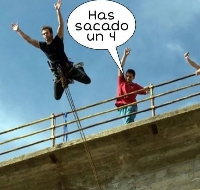 Suspendido en la  aire