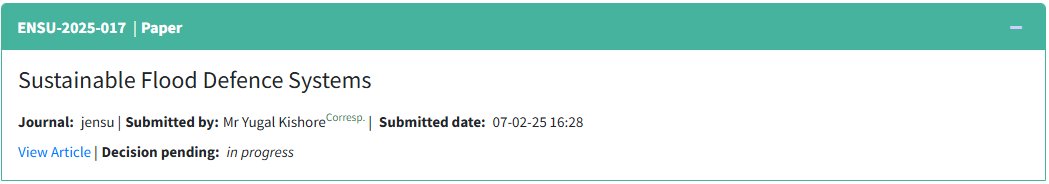yugiwrites's tweet photo. Submitted my paper on sustainable flood defence systems, back on 7th Feb… still under review while Pakistan is already under water. The floods didn’t wait for peer review 🌊 https://t.co/S4ueZo9XiO