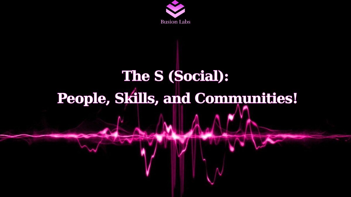 BusionLabs's tweet photo. ESG isn’t just about carbon or compliance. ✊

The “S” (Social) stands for people, skills, and communities!

💡 Fun fact: 73% of employees want their company to offer volunteering opportunities.
Social impact is no longer optional – it’s the new driver of engagement.

#BusionLabs https://t.co/IpCxR337Gj