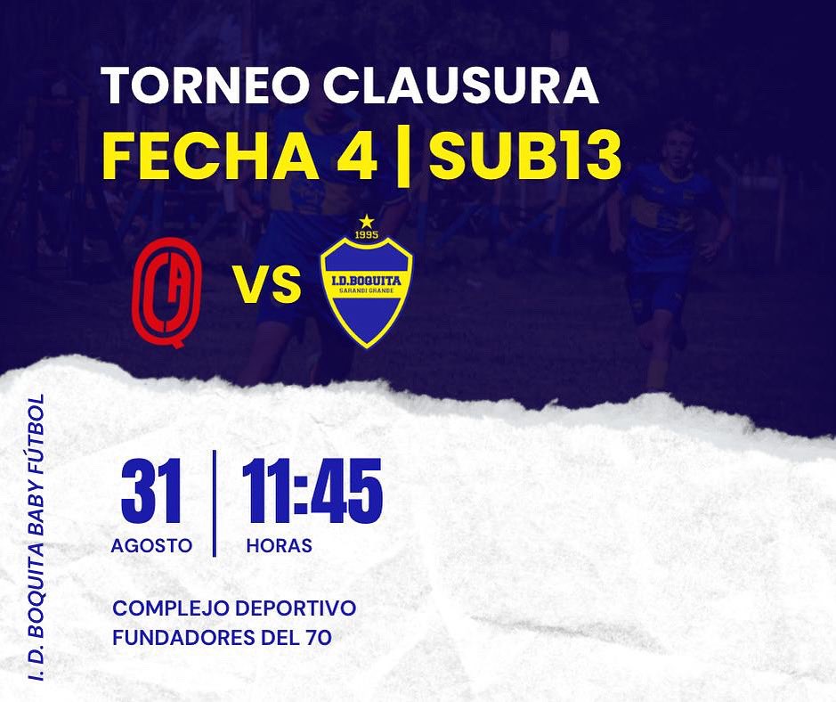 SUB 13 | FECHA 4 #BabyFutbol