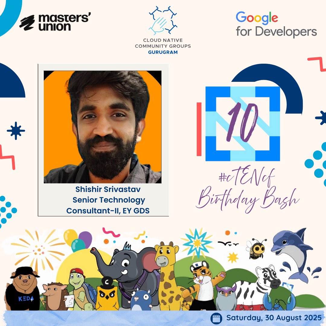 🚀 Speaker Spotlight – #cTENcf Birthday Bash (Gurugram)

Shishir Srivastav (EY GDS) will demo Microsoft Presidio—an open-source tool to detect &amp; mask PII for safer AI &amp; data projects.

📅 30 Aug | 📍 Masters’ Union, Gurgaon
🔗 bit.ly/4g0lRTF

#CNCF #cTENcf