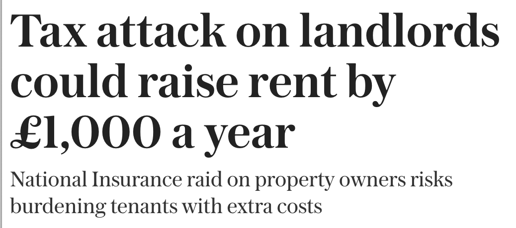 Rent your home? 

It's about to get a lot more expensive, because of Rachel Thieves.