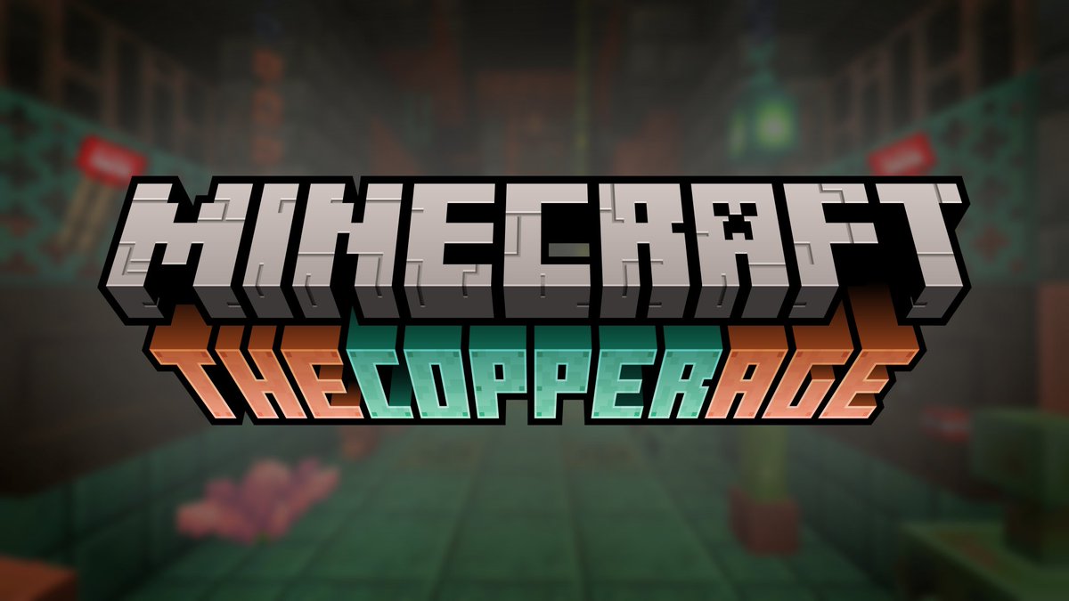 I made a logo for the new Minecraft Copper Age update, since mojang dont seem to be doing them anymore...