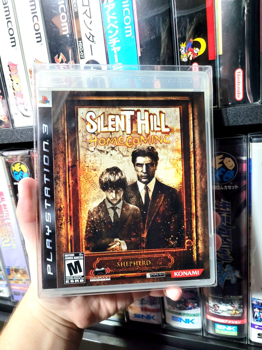Uma capa de jogo por dia 343.

Silent Hill: Homecoming, Playstation 3, 2009.
Double Helix Games.

#SilentHill
#Konami
#Playstation3