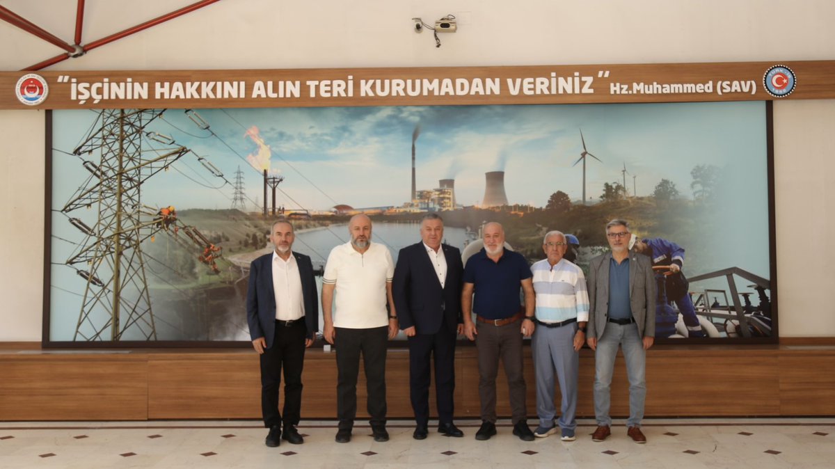 ENERJİ BİR-SEN HEYETİNDEN SENDİKAMIZA ZİYARET

Memur-Sen Genel Başkan Yardımcısı ve Enerji Bir-Sen Genel Başkanı Hacı Bayram TONBUL , Genel Sekreter Cemil ŞENTÜRK ve Genel Başkan Yardımcısı Mustafa DAŞDAN 29.08.2025 tarihinde Genel Başkanımız İrfan KABALOĞLU'nu makamında ziyaret