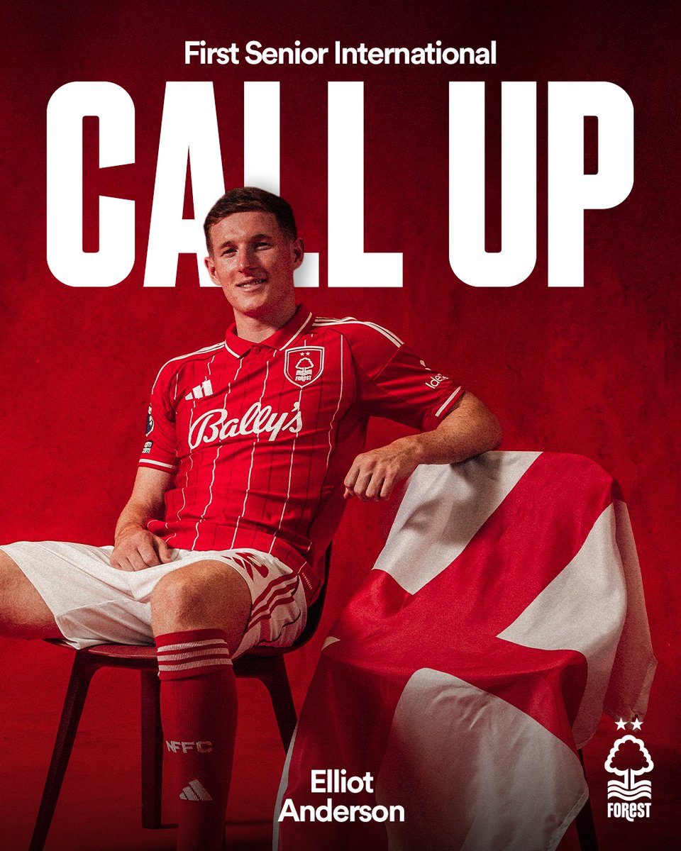 Thoroughly deserved. 👏

Elliot Anderson is called-up to Thomas Tuchel’s #ThreeLions squad. 🏴󠁧󠁢󠁥󠁮󠁧󠁿