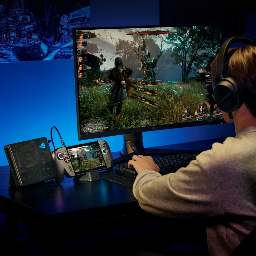 Transform your ROG Xbox Ally X into a desktop-class powerhouse with the ROG XG Mobile, powered by up to NVIDIA® GeForce RTX™ 5090 Laptop GPU performance. 🎮🚀