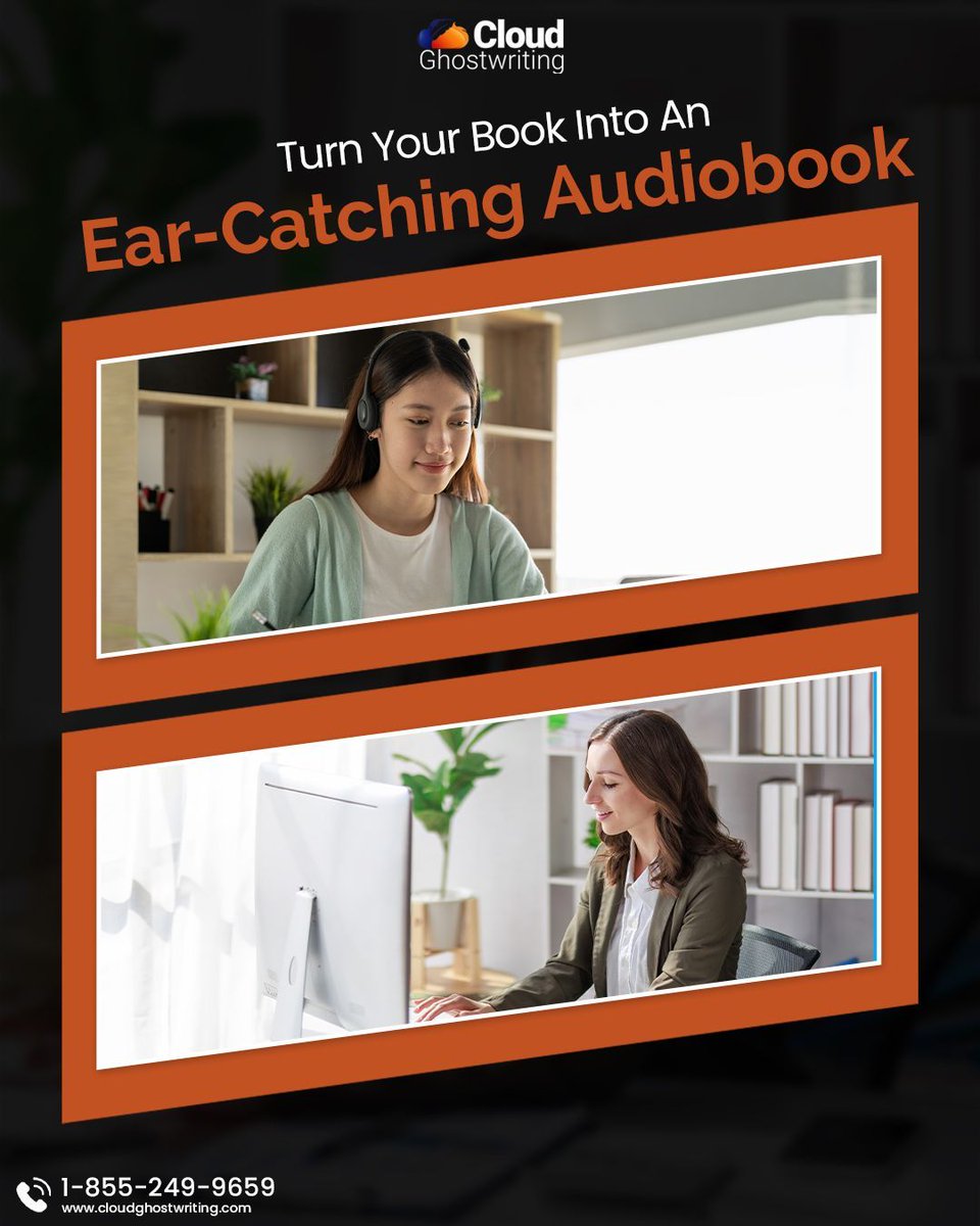 CloudGW9's tweet image. Books aren’t just for reading—they’re for listening too! Transform your manuscript into a high-quality audiobook and reach an even wider audience. Sound good? 🎧✨ cloudghostwriting.com

#CloudGhostwriting #Audiobook #GhostwritingServices #Publishing #BookToAudiobook #Author