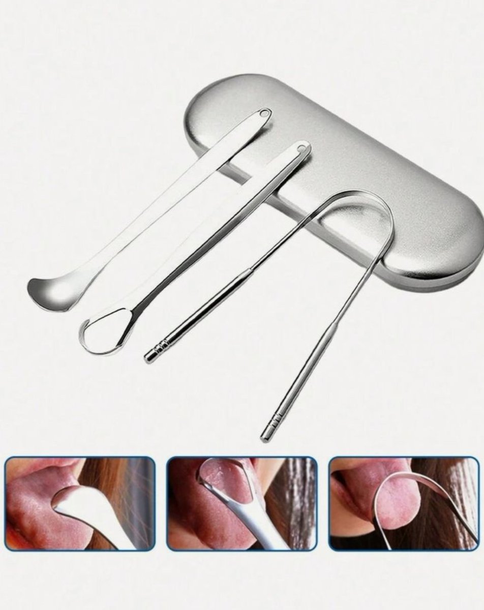 تفريش اللسان يومياً لا يقل أهمية عن تفريش الأسنان!فهو يقلل من رائحة الفم الكريهة ويمنحك نفساً منعشاً 👅🪥
Don't neglect your tongue🪥