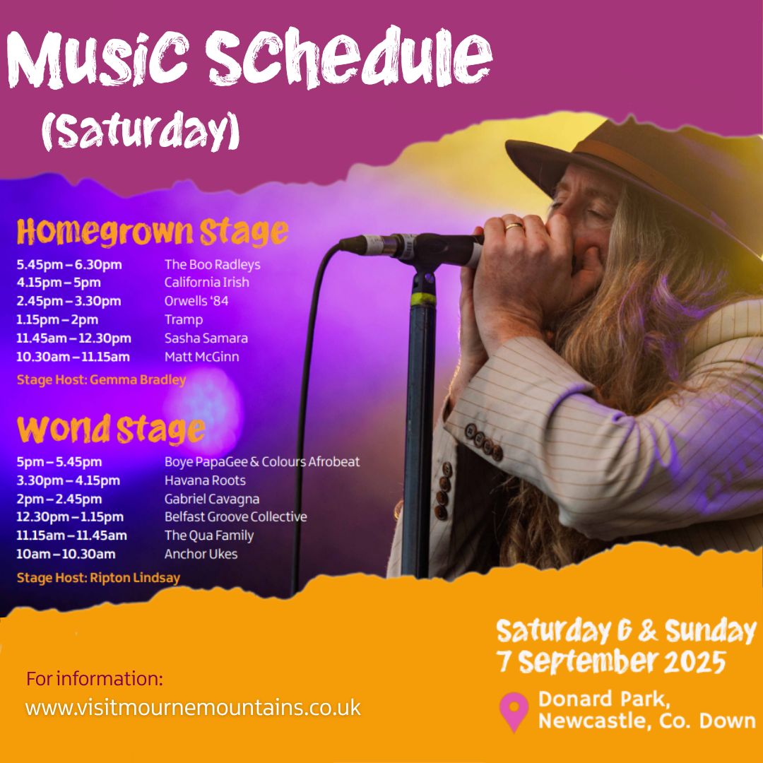 VisitMGS's tweet image. 🌟 Eats &amp;amp; Beats is nearly here! 🎉🍴

Get ready for an epic weekend in Newcastle, Co. Down, filled with mouth-watering food, amazing live music, and endless fun. 

🔗visitmournemountains.co.uk/whats-on/giant…

#GiantAdventures #EatsandBeats