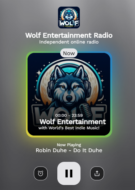 Tune in to Wolf Entertainment Radio, 24/7 of the best Indie music!!
Website - wolfentertainmentrad.webradiosite.com
Free Google App -play.google.com/store/apps/det…